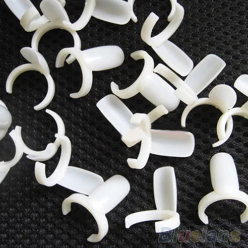 Новейшие 50 шт. Гель лак для УФ лампы цветной дисплей кольцевой дизайн ногтей