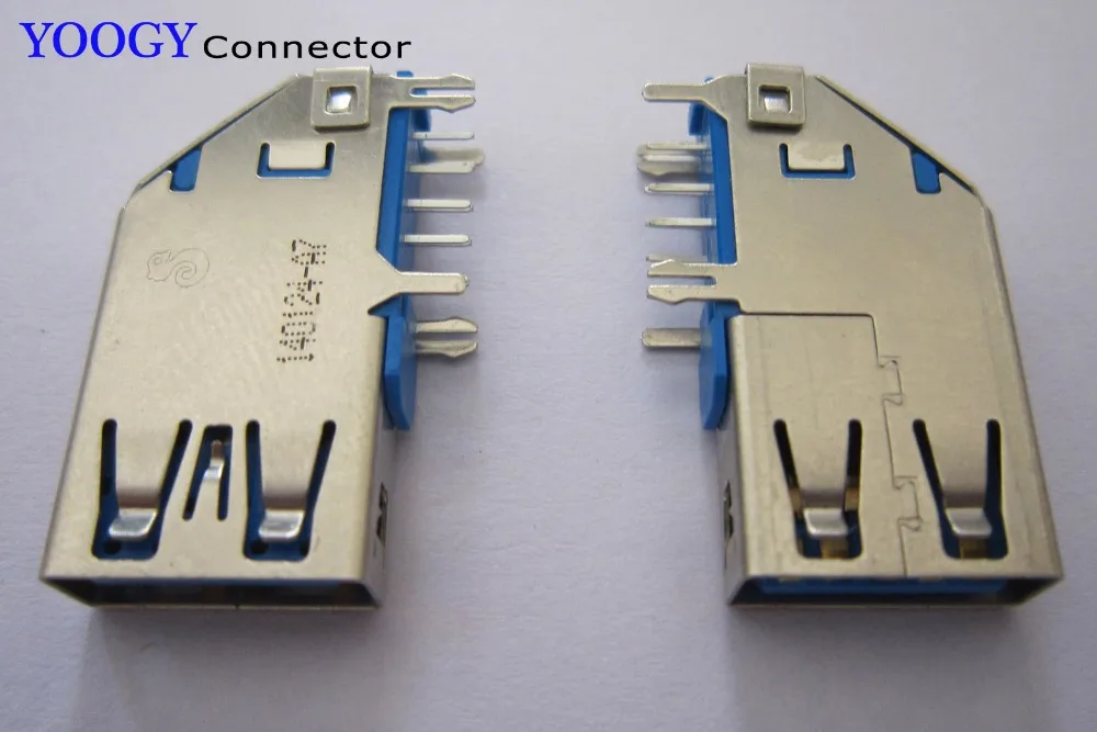 Длинный секционный вертикальный Женский Разъем USB 3 0 длина = 28 мм для общего