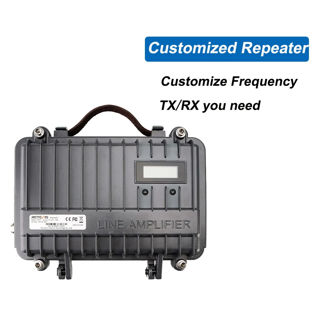 Customized TX RX Retevis RT97 10 Вт портативный двухсторонний радио ретранслятор УКВ усилитель мощности делитель мощности индивидуальный ретранслятор - Цвет: Customized TX RX