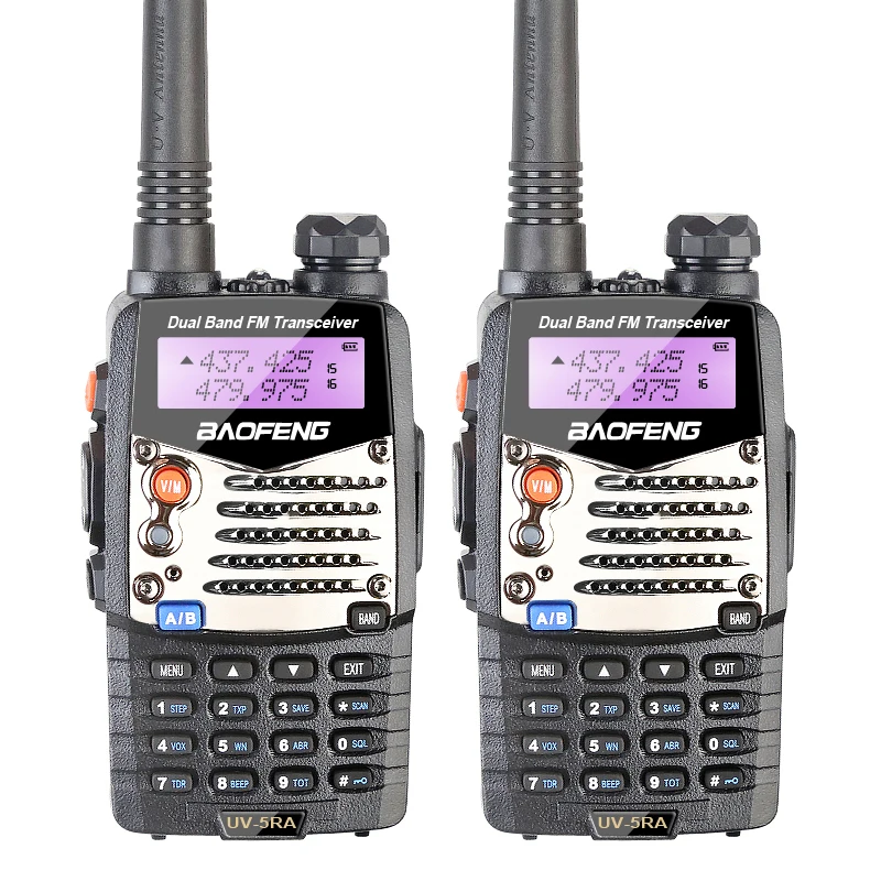 2 шт. новая рация Baofeng UV 5RA для полицейских сканеров радио VHF UHF двухдиапазонный