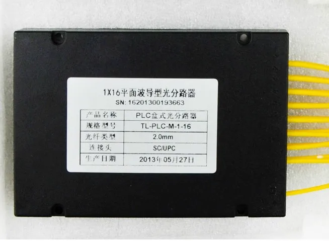 Бесплатная доставка 2 шт./лот GPON EPON 0 мм 1 м длина волокна 1x16 ABS коробка 16 SC/UPC