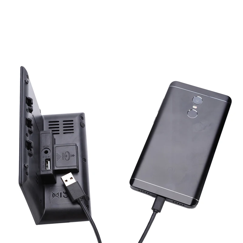 LED простой двойной будильник Повтор Будильник мобильный телефон USB зарядка