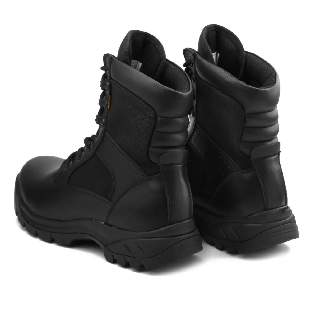New Outdoor Men's Breathable Military Tactical Boots Men Fashion Army Combat Shoes Black Leather Snow IDS672 | Обувь