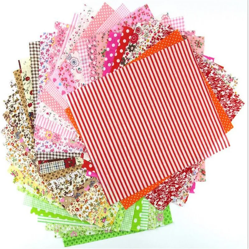 Случайная тонкая хлопчатобумажная ткань лоскутные материалы для шитья