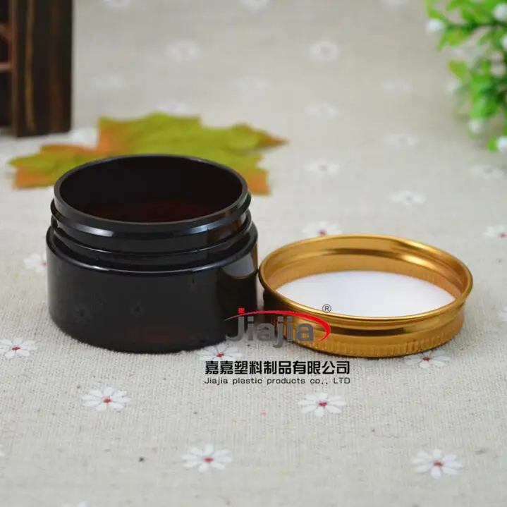 Коричневая банка для питомца 30 г черная/бронзовая/искусственная кожа контейнер