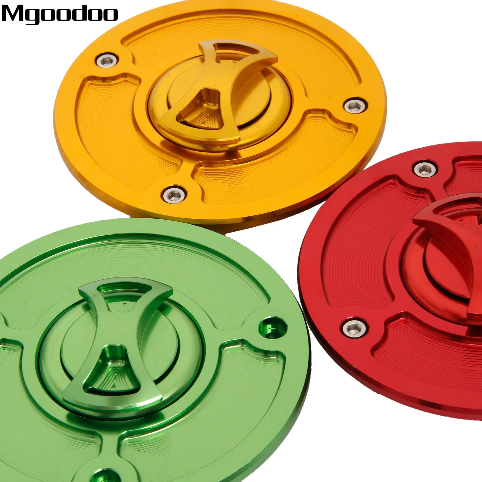 

Mgoodoo CNC Aluminum Keyless Fuel Tank Gas Cap Cover + Rubber Seal For KTM DUKE 125 200 250 All Years Motorcycle Accessories New