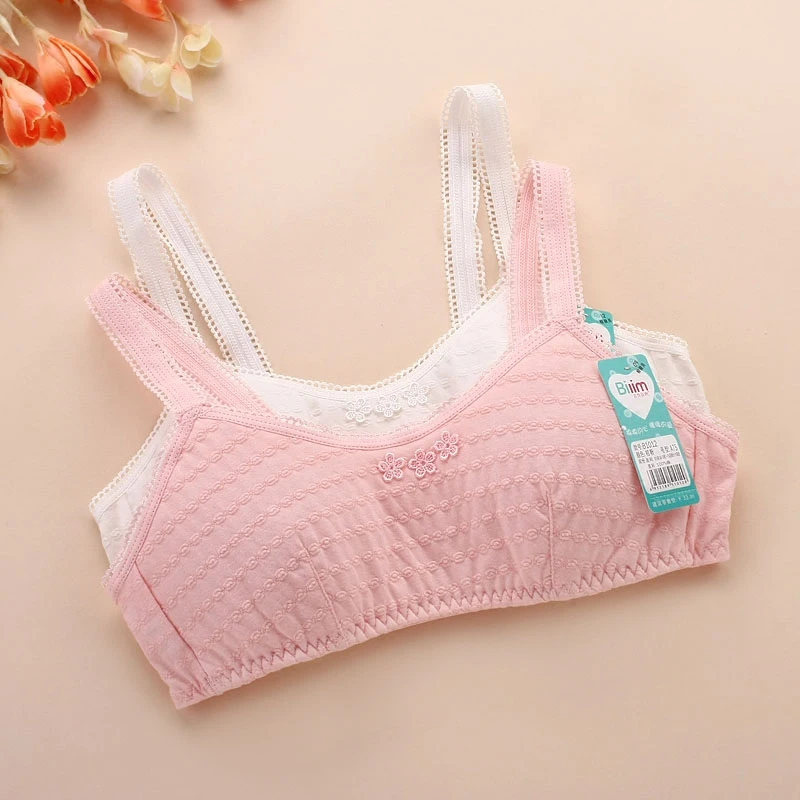 Небольшие бюстгальтеры для девочек подростков нижнее белье Детские
