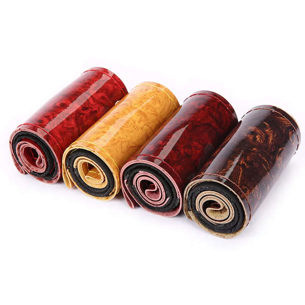 Fashion sports hand-sewn steering wheel covers luxury car handle slip wear-resistant crystal peach veneer | Автомобили и