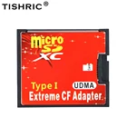Горячая Распродажа, адаптер TISHRIC для Micro SD, TF, CF, для MicroSDHC, компактный кардридер флэш-памяти типа I, преобразователь