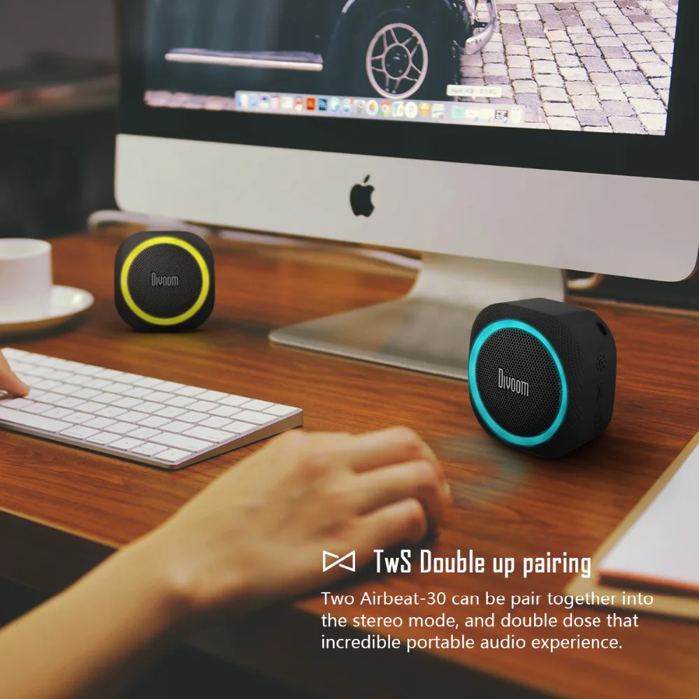 Divoom Airbeat 30 портативный Bluetooth беспроводной динамик IPX44 водостойкий идеально