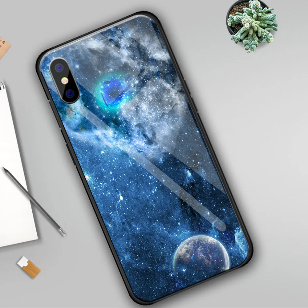 Милый стеклянный чехол с изображением ананаса авокадо для Iphone XS Max XR 8 7 6 5 5S