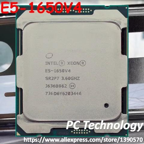 E5-1650V4 оригинальный Intel Xeon SR2P7 OEM версия E5 1650V4 3,6 ГГц 6-ядерный 15 Мб E5-1650 V4 140 Вт E5 1650 V4 LGA2011-3 Бесплатная доставка