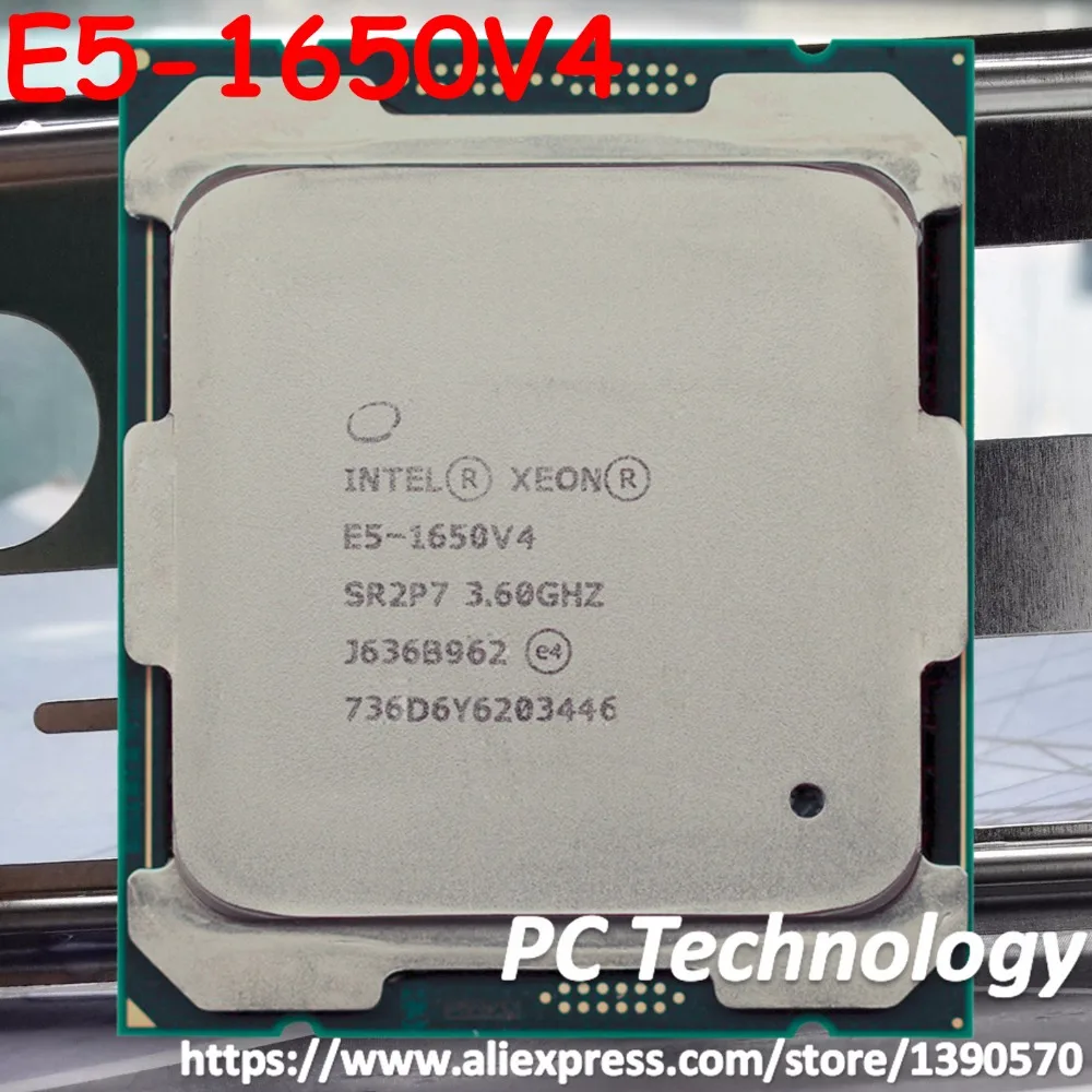 E5 1650V4 оригинальный Intel Xeon SR2P7 OEM версия 3 6 ГГц ядерный 15 Мб 1650 V4 140 Вт LGA2011 Бесплатная