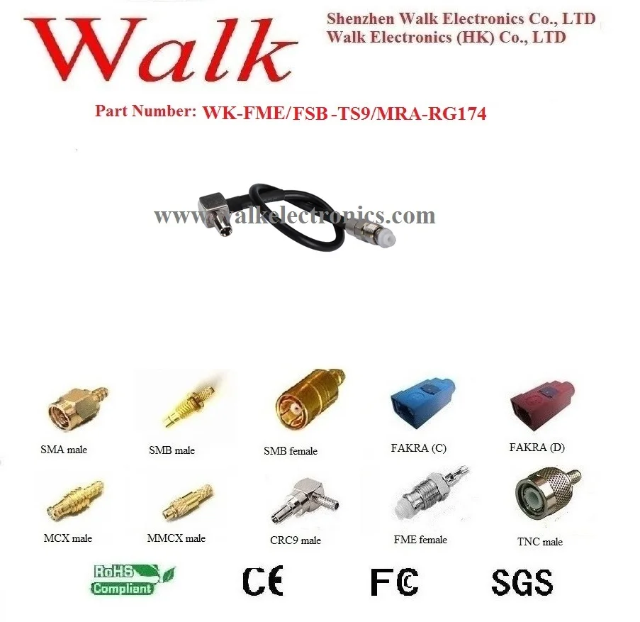 TS9 мужской угол FME женский rg174 кабель ts9 адаптер 3g 4g антенный кабель|cable adapter|adapter