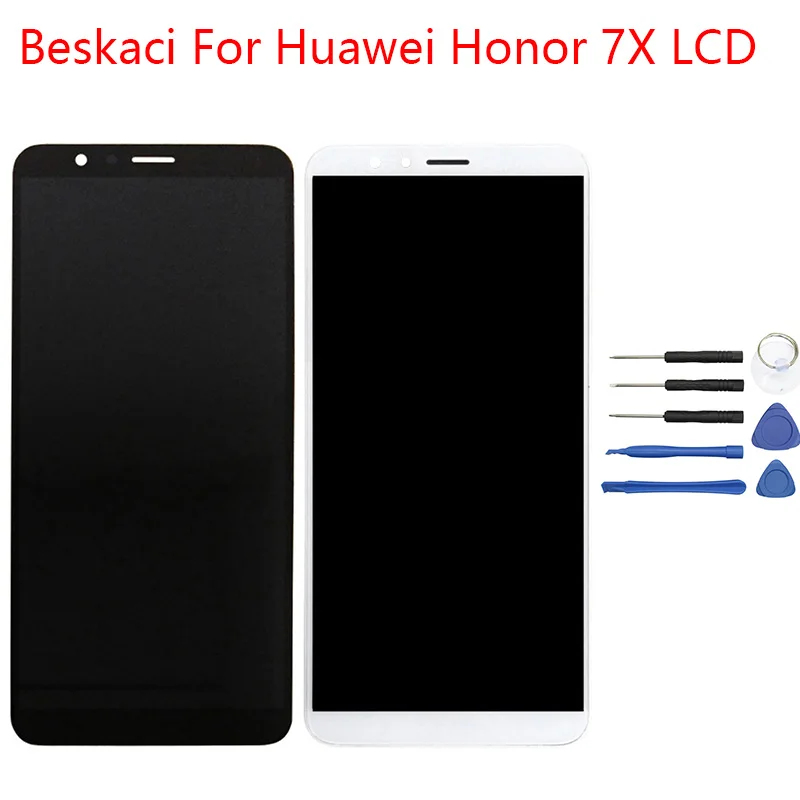 Beskaci Honor 7x Дисплей для Huawei ЖК дисплей с рамкой Сенсорный экран Панель BND AL10 L21/L22