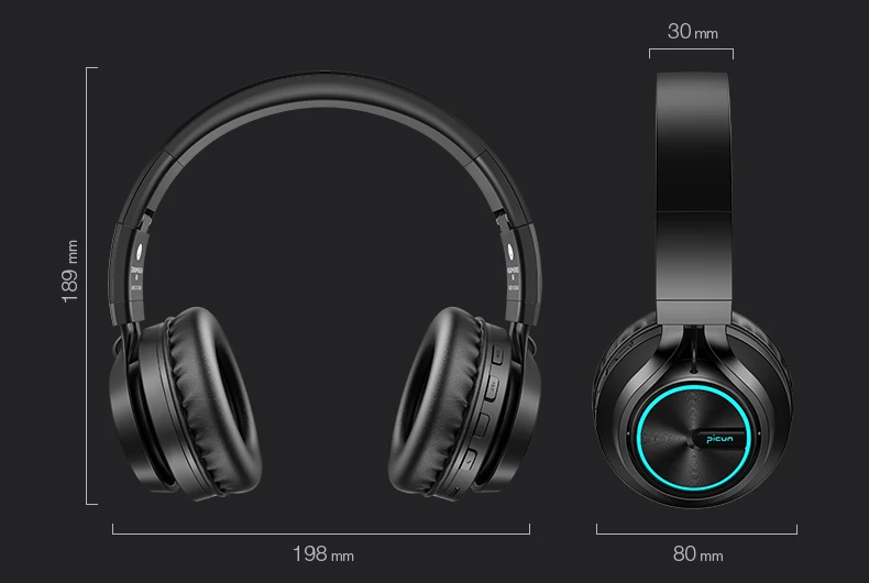 B6 беспроводные наушники Bluetooth 4 1 Наушники 12 H время игры Стерео светящиеся с