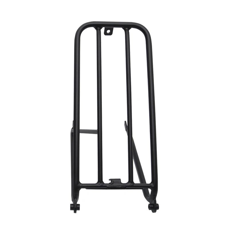 Black Bike Rack TWTOPSE велосипедные стандартные стойки для Brompton складные велосипедные легкие колесные грузовые стойки стабильный велосипед T6 алюминий 310 г Анодирование CNC - Цвет: Black Bike Rack