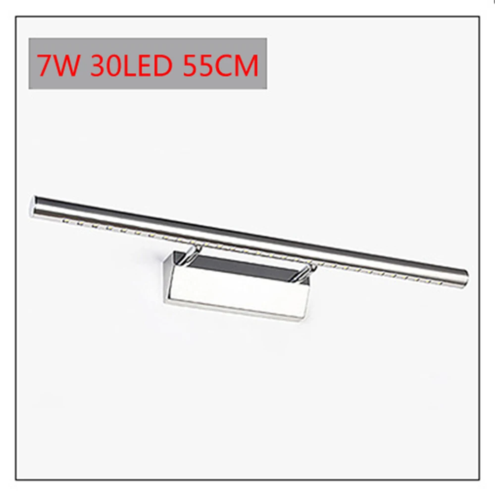 XUNATA современный светодиодный светильник для зеркала 5 Вт 7 Вт бра для ванной светильник из нержавеющей стали светодиодный настенный светильник водонепроницаемый настенный светильник в шкаф