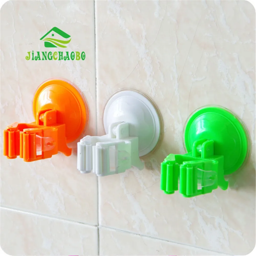 Пластиковые настенные кухонные Подставка для хранения держатель швабры зажим