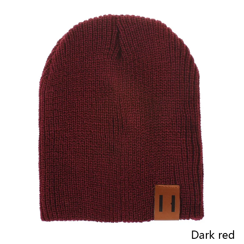 dark red Molixinyu новая зимняя детская шапка для маленьких мальчиков и девочек, Мягкая Теплая Шапка-бини, вязаная крючком вязаная шапка, детская теплая шапка для отдыха - Цвет: dark red