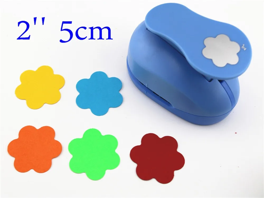 

free shipping flower punches 2'' craft punch paper cutter scrapbook child craft tool hole punches Embossing device kid S8565