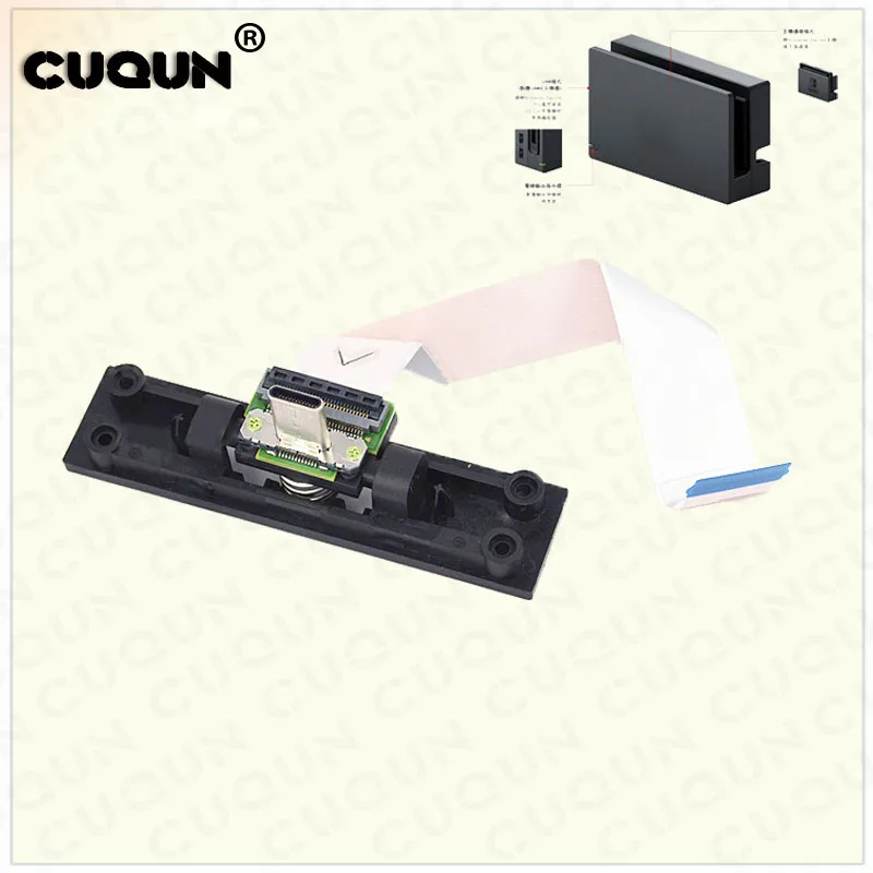 

Original Socket Assembly for Nintend Switch Charging HD-MI Base Host Connection Socket Assembly for NS Switch Console