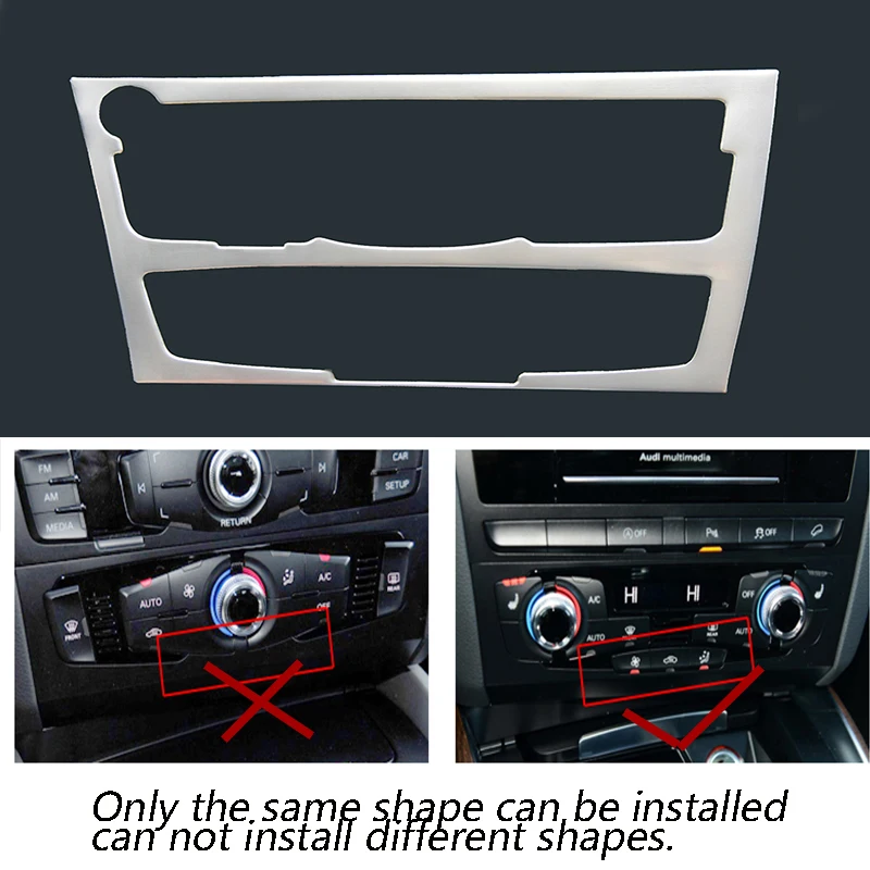 Стайлинг автомобиля панель управления CD центром переключатель крышка рамка