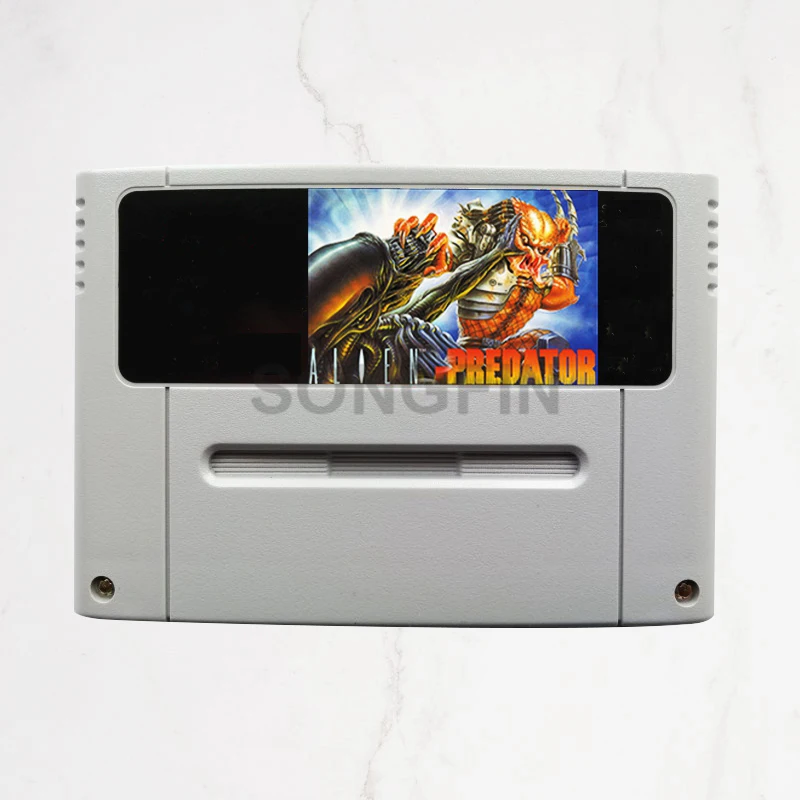 Alien vs. Predator 16 бит 46 Pin Super Game картридж для игровой консоли японской