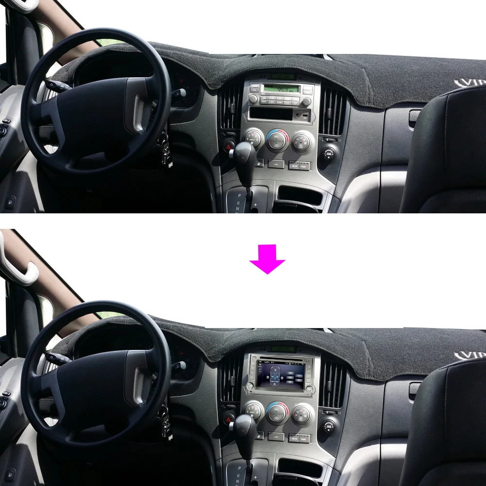 EKIY Восьмиядерный Android 9,0 2 Din Автомобильный мультимедийный dvd-плеер для hyundai H1 Grand Starex 2007- gps Navi авто радио WiFi BT SWC