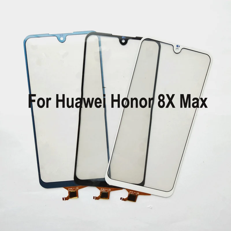 For Huawei Honor 8X Max Grand Touch Panel Screen Digitizer Glass Sensor Touchscreen ARE-AL00 With Flex Cable | Мобильные телефоны и