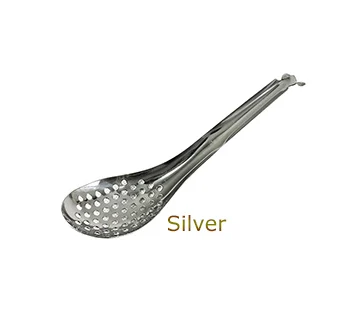 Silver Молекулярный миксолог щелевая барная ложка сферификация ложка - Цвет: Silver