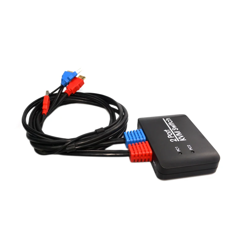 2 порта Usb Hdmi Kvm переключатель с кабелем для двух мониторов клавиатура мышь