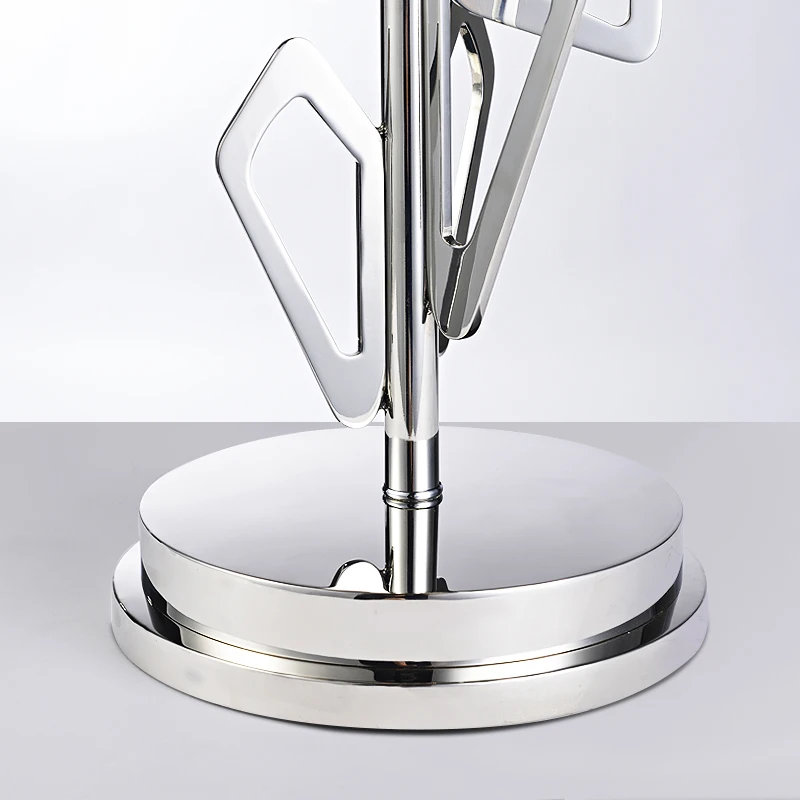 Скандинавский светодиодный настольный светильник современный хромированный из