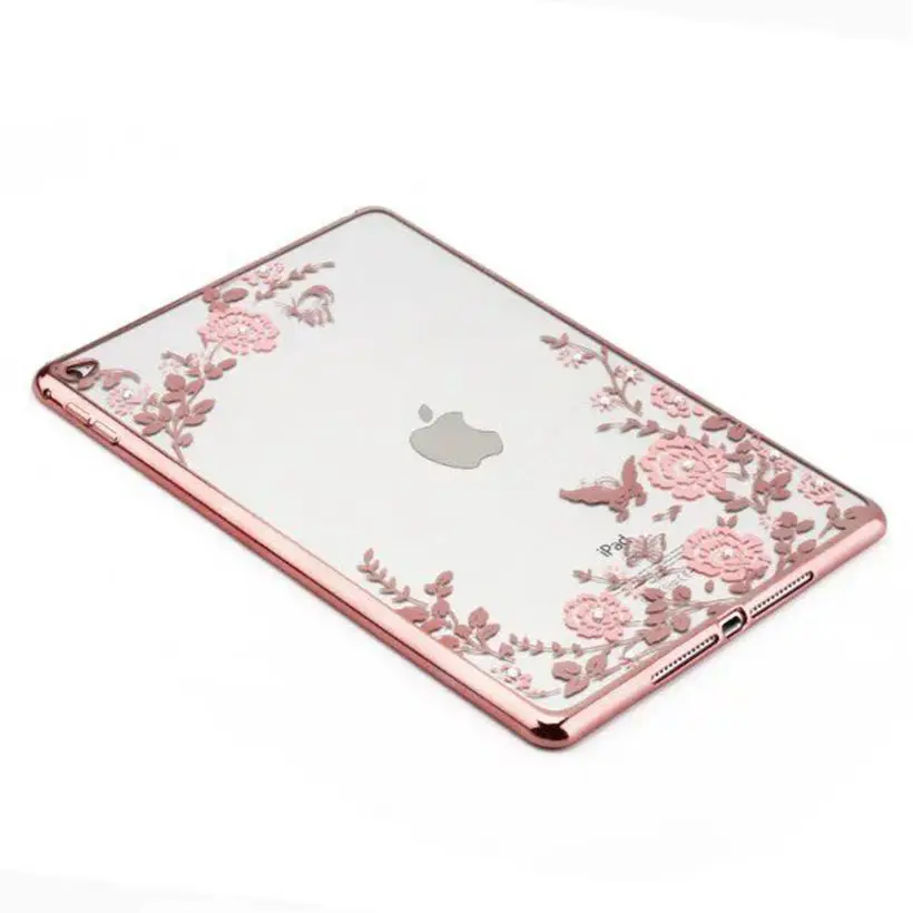 Мягкий чехол для Apple ipad Air 2 6 задняя крышка чехлы планшета красивые цветы защитный