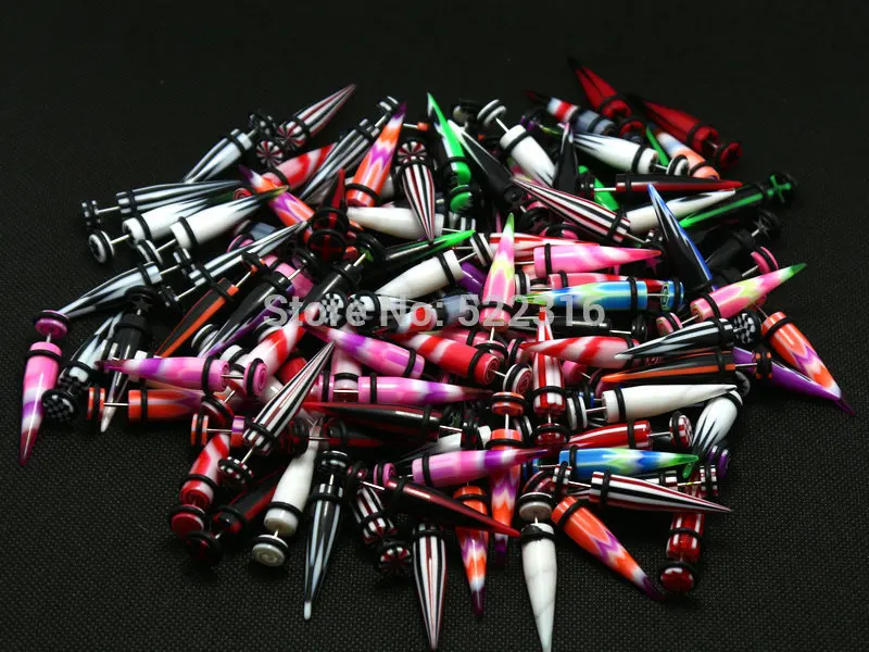 20 шт микс Лот Оптовая продажа пирсинг ювелирные изделия для тела 8 мм различные