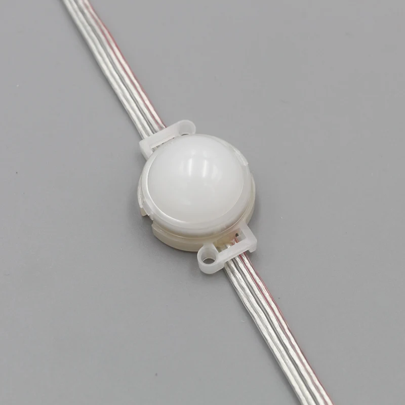 

frosted cover;30mm diameter;IP68;12V;UCS1903;addressable led smart module;0.72W;RGB full color