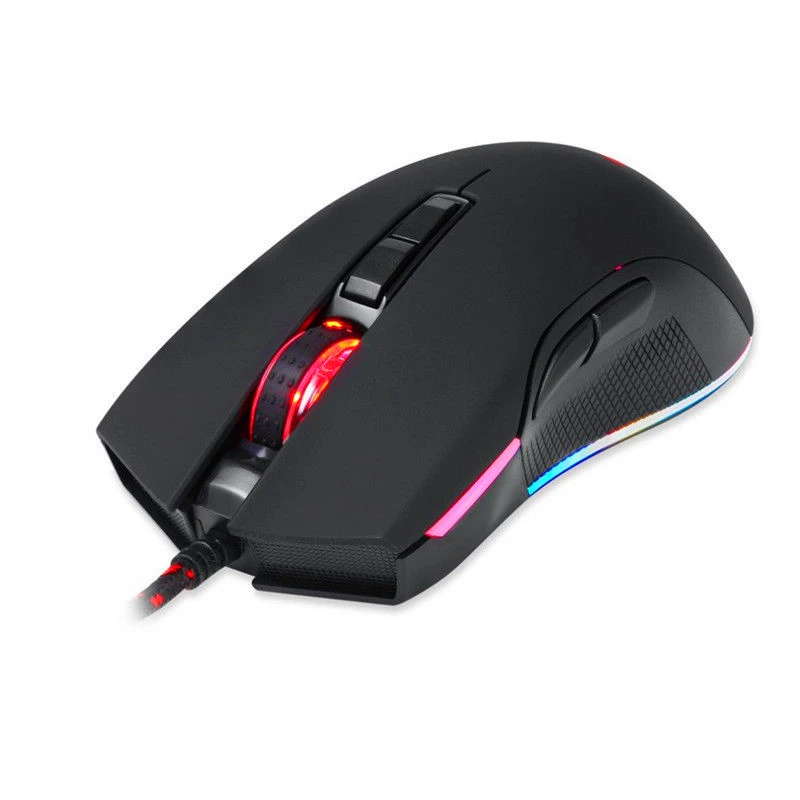 Motospeed V70 RGB подсветкой компьютерная Проводная игровая мышь 12000 Точек на дюйм 7