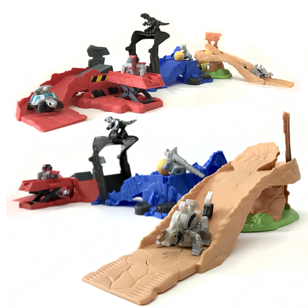 

Dinotrux Dinosaur Truck Active Dinosaur Toy Car Multiple Scenes Can Assemble Children's Mini Dinosaur Model track Toys