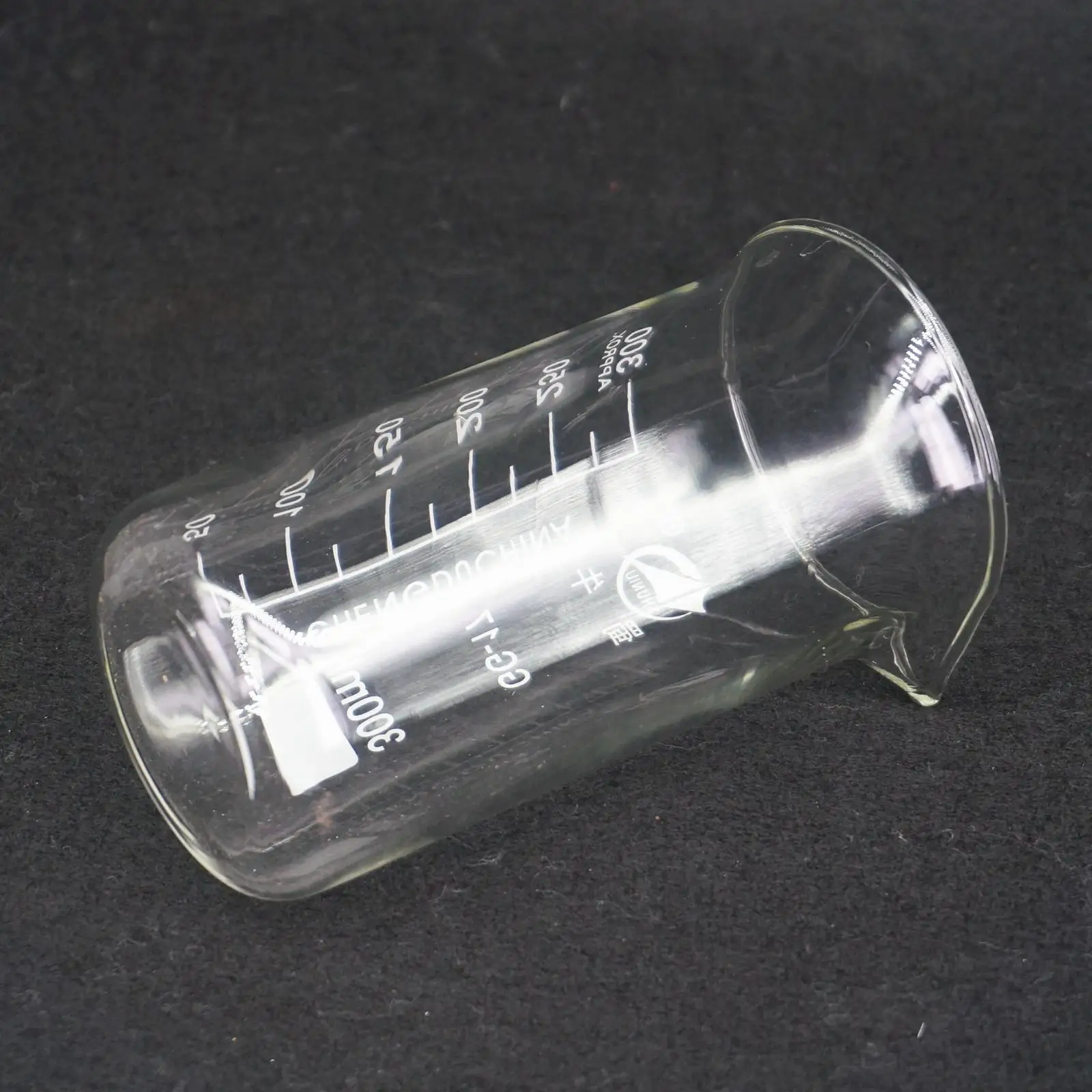 300 мл высокий формы стакан из боросиликатного стекла для химической лаборатории