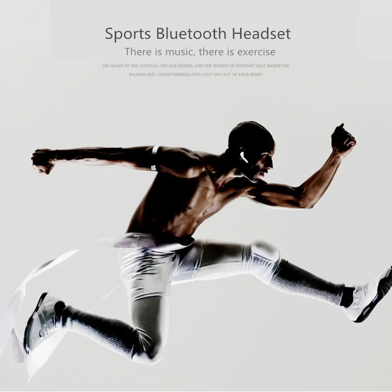 Mini Wireless Bluetooth Headset Sports Music Headphones Stereo Earphones Handsfree for iPhone 7 8 X Samsung xiaomi | Электроника