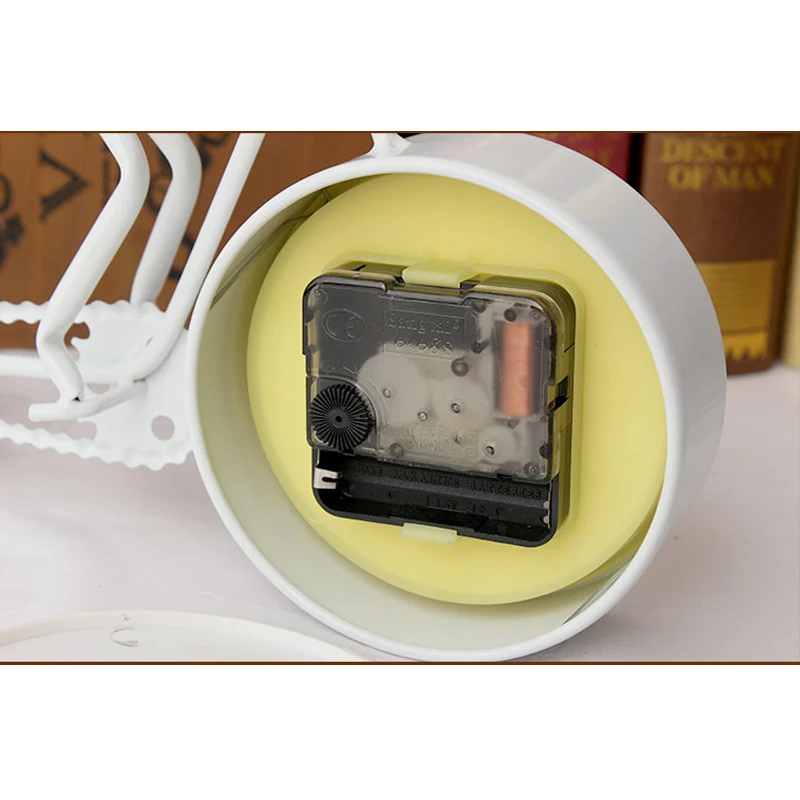 Рустикальные металлические настольные часы для велосипеда украшение дома с