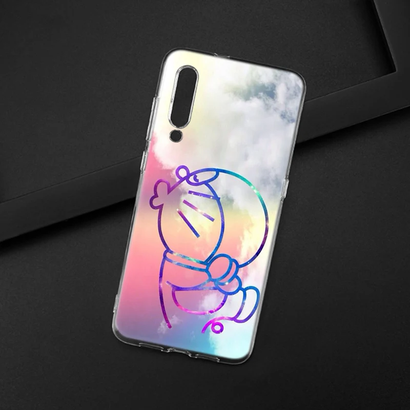 Милый мультяшный силиконовый чехол Doraemon для Xiaomi Pocophone F1 9T 9 9SE 8 A2 Lite A1 Mix3 Redmi K20 7A Note 4
