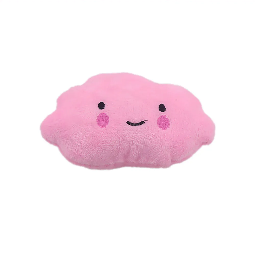 Dog Puppy Chew Toy Squeaky Plush Sound Cute Pentagram Design Toys