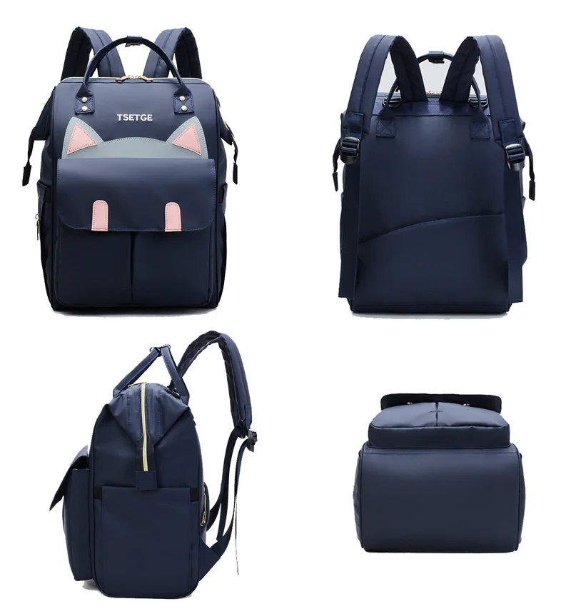 Новая многофункциональная водонепроницаемая сумка для подгузников с милым