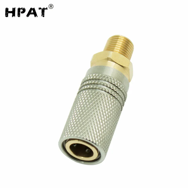 HPAT 2 шт./лот E БЫСТРОРАЗЪЕМНАЯ муфта розетка 1/8NPT 1/8BSPP M10 * 1 Thread стандарт США C02