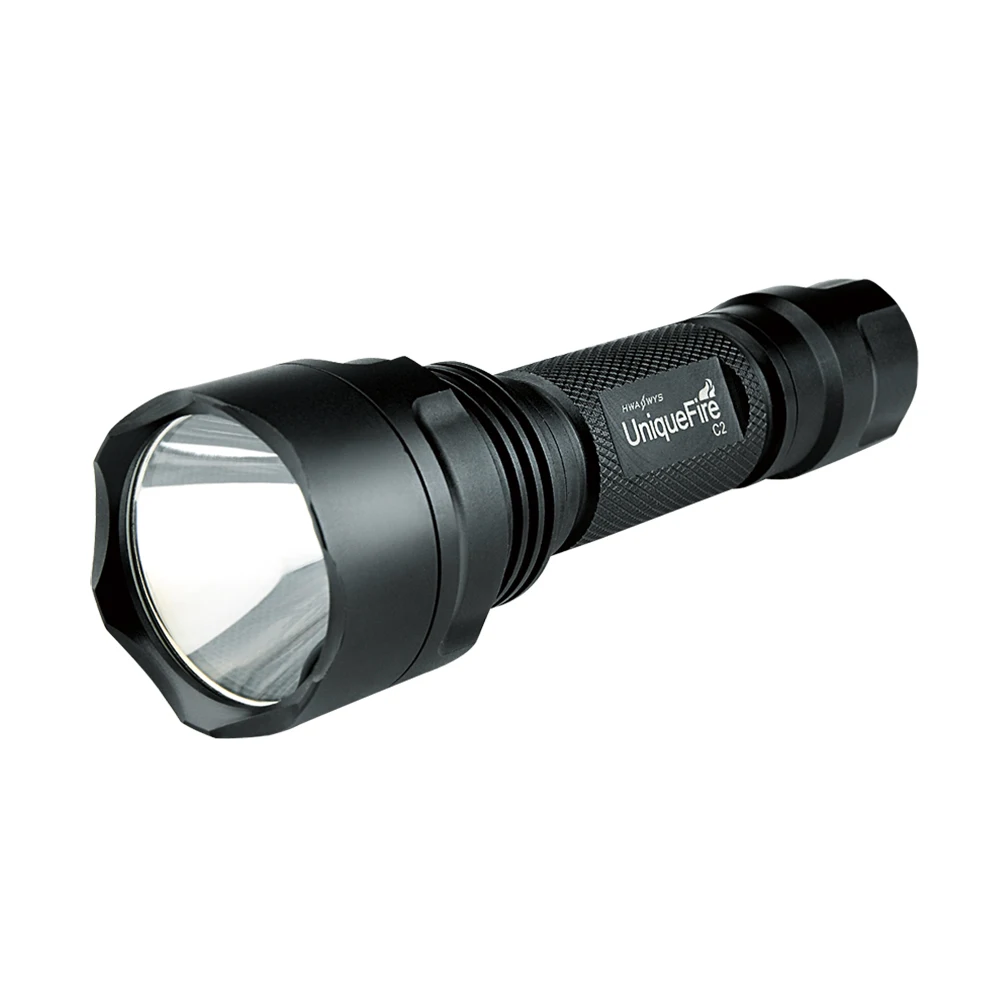 UniqueFire светодиодный фонарик UF C2 1000 люмен более мощный XML T6 для 1*18650 аккумуляторной