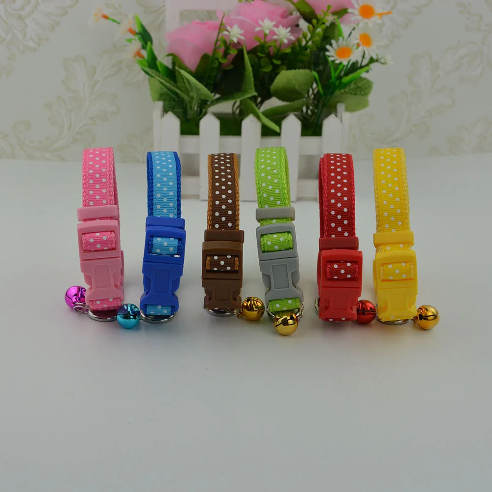 Нейлоновый Регулируемый ошейник для маленьких собак и щенков 1 0 см кошек в