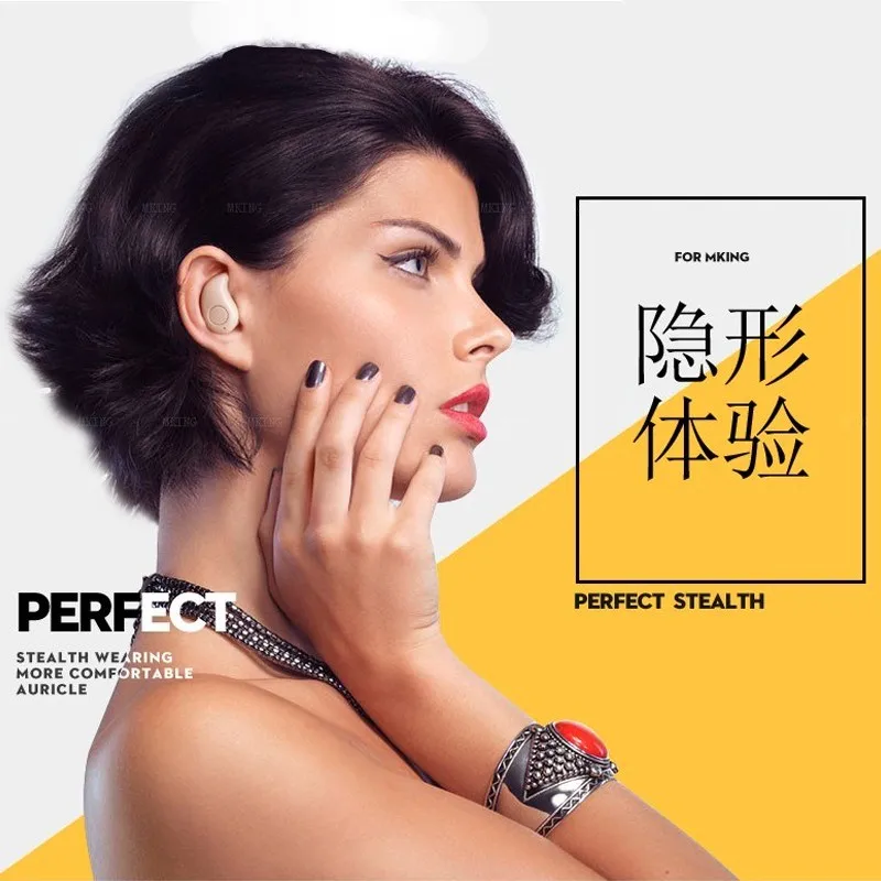 Мини Беспроводная Связь Bluetooth V4.1 Наушники Для i-mobile IQ Z Мобильный Телефон высокое