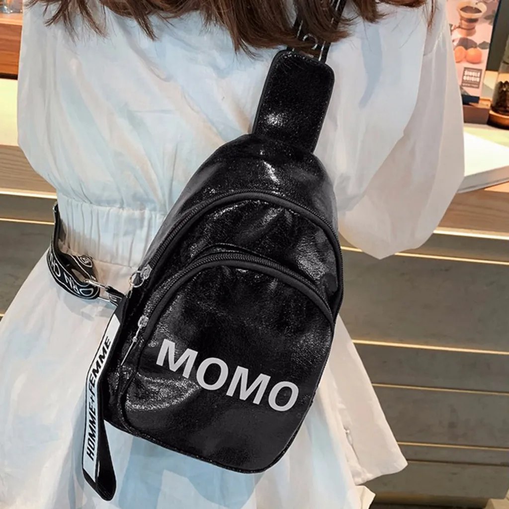 Женские нагрудные сумки, модная кожаная сумка-мессенджер на цепочке, сумка на плечо, Женская Большая вместительная сумка на молнии для телефона, сумка на пояс, летняя сумка