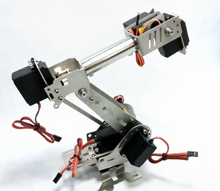 6 DOF робот-рука Интеллектуальный вращающийся манипулятор цифровой сервопривод